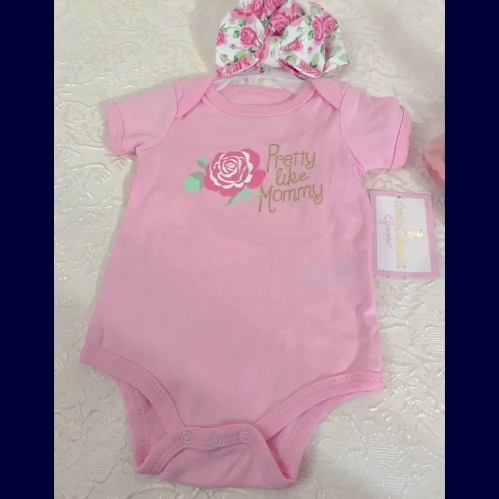 🎉Girls Duck Duck Goose Matching Set Size:6-9M